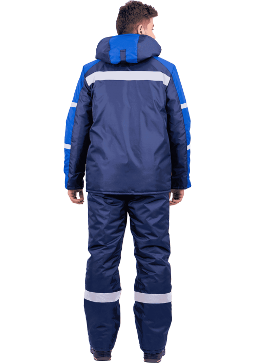 Куртка РОУД зимняя т.синий/василек