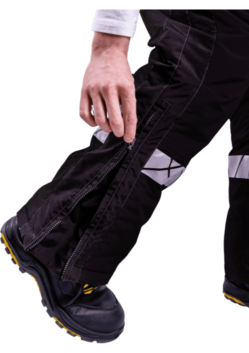 Брюки ХАЙ-ТЕК SAFETY зимние черный