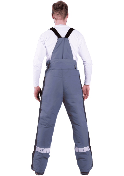 Брюки ХАЙ-ТЕК SAFETY зимние серый/черный