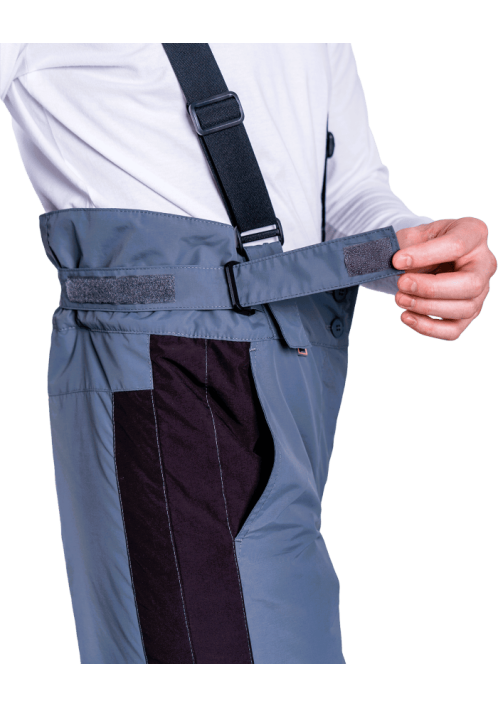 Брюки ХАЙ-ТЕК SAFETY зимние серый/черный