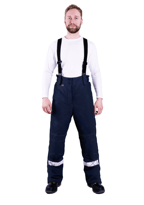 Брюки ХАЙ-ТЕК SAFETY зимние темно-синий