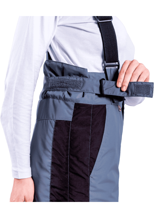 Брюки женские ХАЙ-ТЕК SAFETY зимние серый/черный