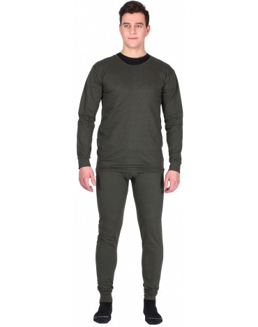 Белье трикотажное с начесом (тк.Трикотаж,250), оливковый