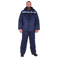 Костюм зимний Легион СОП (Смесовая, 210) брюки, темно-синий/васильковый