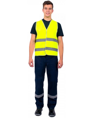 Жилет сигнальный Неон СОП-2 (тк.Полиэфир,120), лимонный