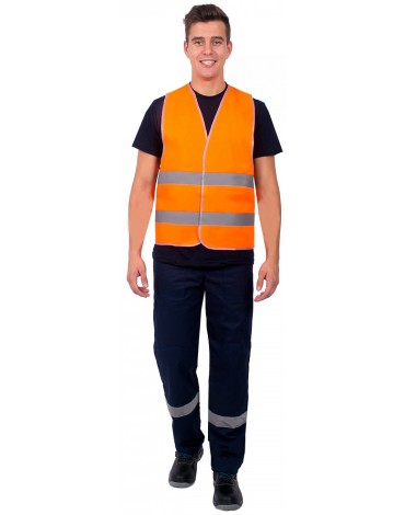 Жилет сигнальный Неон СОП-2 (тк.Полиэфир,120), оранжевый