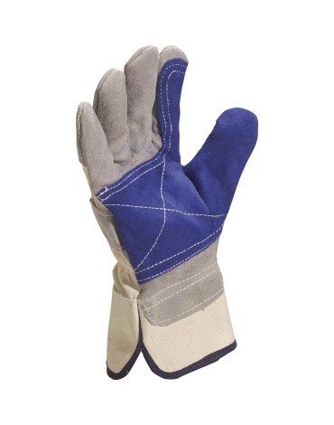 Перчатки DeltaPlus™ спилковые комбинированные с усилением DS202RP