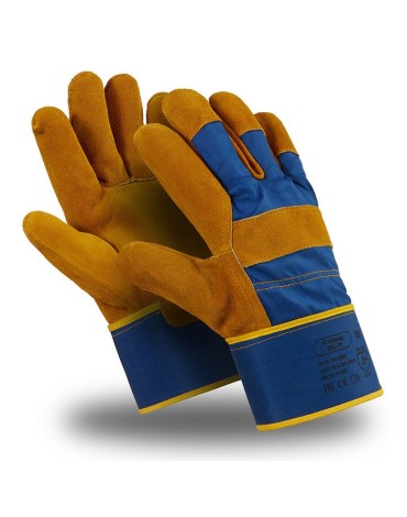 Перчатки Manipula Specialist® Сталкер (спилок/ткань+интерлок), SPL-71/MG-291