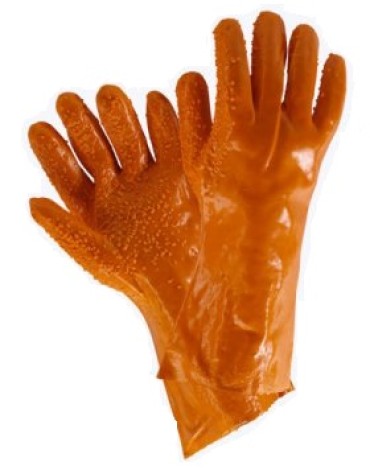 Перчатки Рыбообработчика (хлопок/полиэфир+латекс+ПВХ крошка)