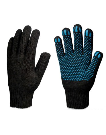 Перчатки х/б 7,5кл. 5 нитей с ПВХ ТОЧКА