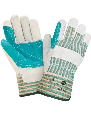 Перчатки спилковые комбинированные с усилением (тип ДОКЕР)