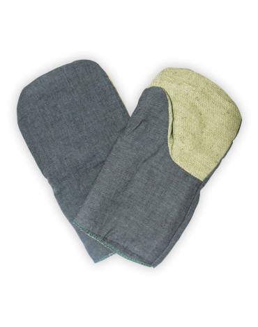 Рукавицы зимние (ватин) с брезентовым наладонником