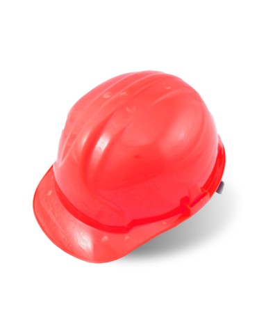 Каска защитная, красный