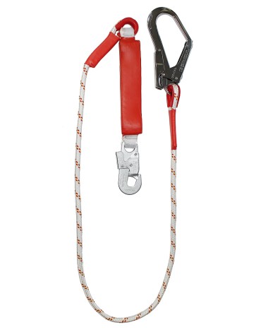 Строп аВер К50+К20 NL (веревка) с амортизатором 1 бол.+1 соед.кар.