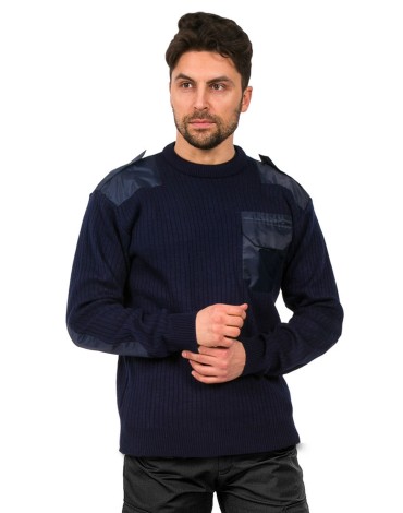 Свитер (джемпер) форменный усиленный, т.синий