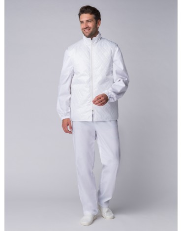 Жилет утепленный ХАССП (тк.Дюспо), белый