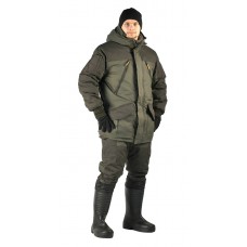 Костюм зимний «ГРАСК» куртка/полукомб. цвет: св. хаки/т.хаки, ткань: Таслан