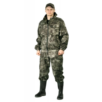 Костюм КАСКАД куртка/брюки, цвет: кмф скалолаз, ткань: Полофлис
