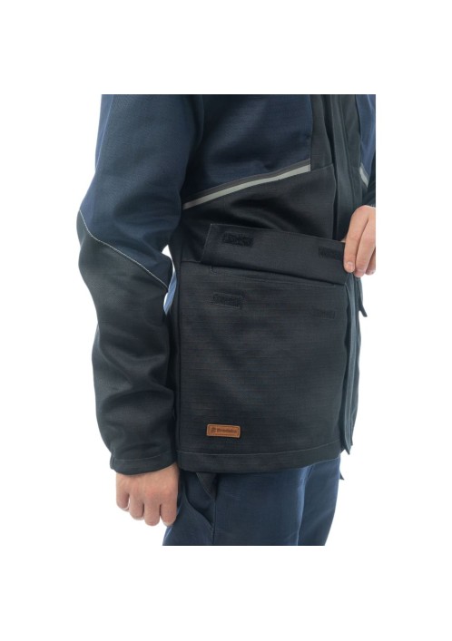 Куртка сварщика 1 класса Brodeks FS 28-01, т.синий/черный Куртка сварщика 1 класса Brodeks FS 28-01, т.синий/черный