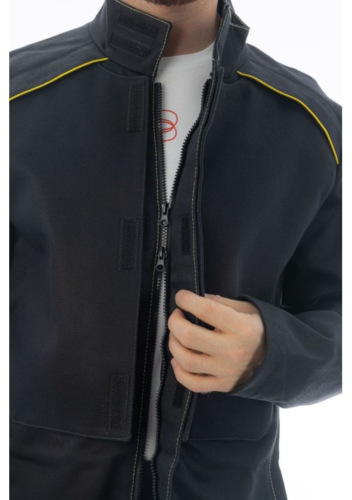 Куртка сварщика 2 класса Brodeks FS 28-02, черный Куртка сварщика 2 класса Brodeks FS 28-02, черный