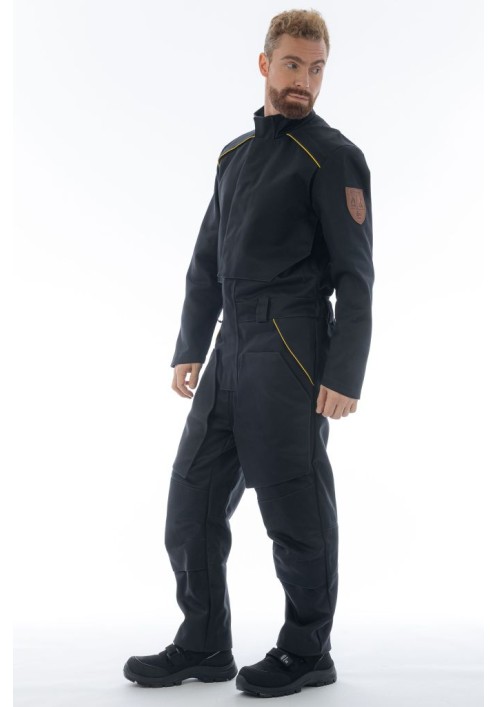 Комбинезон сварщика 2 класса Brodeks FS 58-02, черный Комбинезон сварщика 2 класса Brodeks FS 58-02, черный