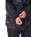 Костюм зимний «ГЕРКОН» куртка/брюки, цвет: кмф черный питон, ткань: Алова/Кошачий глаз