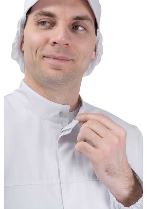 Халат мужской АПРЕЛЬ ХАССП, белый Халат мужской АПРЕЛЬ ХАССП, белый