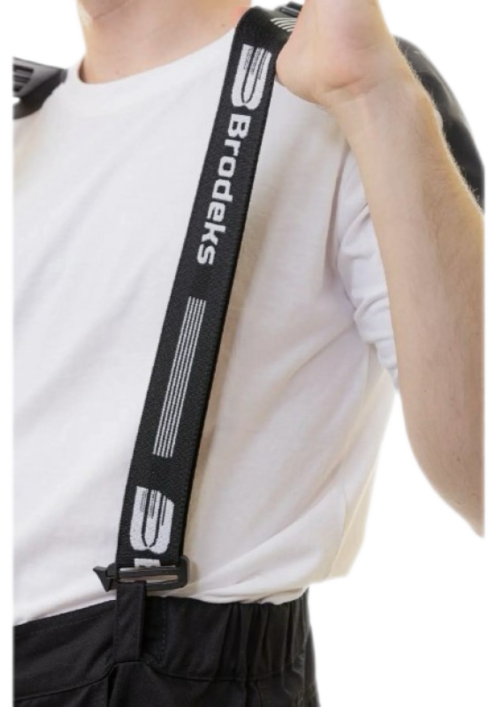 Подтяжки Brodeks КМ108, черный Подтяжки Brodeks КМ108, черный
