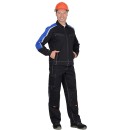 Костюм "ДЖЕТ" с п/к (100% ХБ, пл. 320 гр/м2), т.синий/васильковый Костюм "ДЖЕТ" с п/к (100% ХБ, пл. 320 гр/м2), т.синий/васильковый