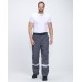 Костюм Фаворит-1 Премиум СОП (тк.Смесовая,240) брюки, т.серый/серый/красный