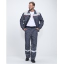 Костюм Фаворит-1 Премиум СОП (тк.Смесовая,240) брюки, т.серый/серый/красный Костюм Фаворит-1 Премиум СОП (тк.Смесовая,240) брюки, т.серый/серый/красный