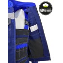 Костюм «ФОРМУЛА КОТТОН» СОП (тк. 60% ХБ, 40% ПЭ) с п/к, т.синий/василек/черный Костюм «ФОРМУЛА КОТТОН» СОП (тк. 60% ХБ, 40% ПЭ) с п/к, т.синий/василек/черный