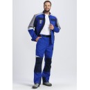Костюм Формула (тк.Смесовая,240) брюки, васильковый/т.синий/серый