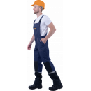 Костюм "КМ-10 ЛЮКС" куртка/полукомб. Т.СИНИЙ/ОРАНЖЕВЫЙ