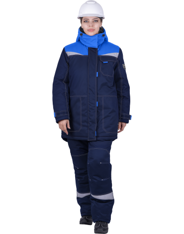 Костюм женский КМ-10 ЛЮКС зимний (IV кл. пояс)