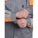 Костюм Союз-Профессионал-2 с п/к, серый/св.серый/оранжевый Костюм Союз-Профессионал-2 с п/к, серый/св.серый/оранжевый