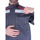 Костюм "СТАРАТЕЛЬ" куртка/брюки Т.СЕРЫЙ/КРАСНЫЙ