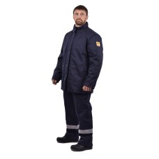 Костюм сварщика зимний ЦЕЗАРЬ, 100% ХБ пл. 450 гр (2 кл.защиты)