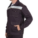 Костюм "ТРОЯ" с брюками (100% ХБ, пл. 320 гр/м2), коричневый