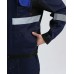Костюм Виват-1 Премиум (тк.Смесовая,240) брюки, т.синий/черный/василек