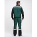 Костюм Виват-1 Премиум (тк.Смесовая,240) брюки, зеленый/черный/серый