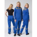 Костюм женский Весна-1 СОП NEW (тк.Смесовая,210) брюки, васильковый/серый Костюм женский Весна-1 СОП NEW (тк.Смесовая,210) брюки, васильковый/серый