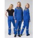 Костюм женский Весна-1 СОП NEW (тк.Смесовая,210) брюки, васильковый/серый