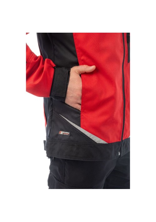 Куртка Brodeks KS202, красный/черный Куртка Brodeks KS202, красный/черный