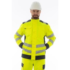 Летняя сигнальная куртка Brodeks KS 225, желтый/черный