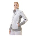Женская летняя куртка Brodeks KS 228, белый/серый Женская летняя куртка Brodeks KS 228, белый/серый