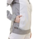 Женская летняя куртка Brodeks KS 228, белый/серый Женская летняя куртка Brodeks KS 228, белый/серый