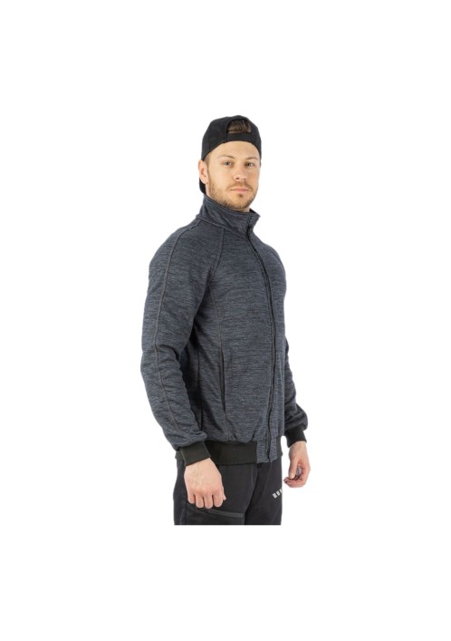 Толстовка флисовая Brodeks KS241 cation, серый Толстовка флисовая Brodeks KS241 cation, серый