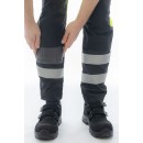Летние сигнальные брюки Brodeks KS 309, желтый/черный Летние сигнальные брюки Brodeks KS 309, желтый/черный