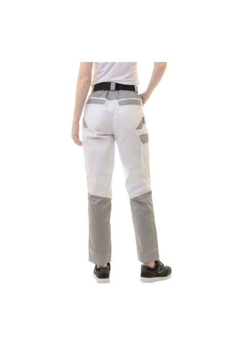 Женские брюки Brodeks KS328, белый/серый Женские брюки Brodeks KS328, белый/серый